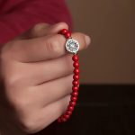 Buddha Stones 925 Sterling Silver Yin Yang Bagua Symbol Cinnabar String Concentration Bracelet Bracelet BS 21