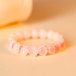 Buddha Stones Natural Bodhi Seed Lovely Paw Lucky Cat Paw Peace Bracelet Bracelet BS Light Pink