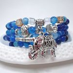 Buddha Stones Natural Agate Elephant Buddha Hope Bracelet Bracelet buddhastoneshop 3
