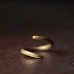 Buddha Stones Simple Design Copper Luck Adjustable Ring Ring BS 1