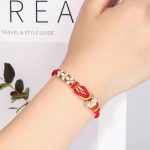 Buddha Stones Handmade Peach Blossom Knot Eight Thread Peace Knot Luck Protection Bracelet Bracelet BS 3