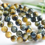 Buddha Stones Tiger Eye Protection Courage Strength Bracelet Bracelet BS 7