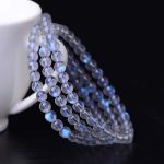 Buddha Stones Natural Moonstone Healing Beads Bracelet Bracelet BS 3