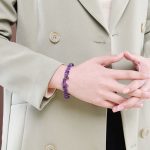 Natural Irregular Shape Crystal Stone Warmth Soothing Bracelet Bracelet BS 12