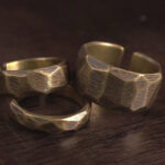 Buddha Stones Tibetan Simple Design Copper Wealth Ring Ring BS 2