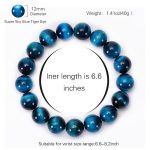 Buddha Stones Blue Tiger Eye Protection Bracelet Bracelet BS 10