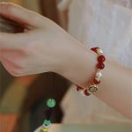Buddha Stones Red Agate Pearl Confidence Self-acceptance Bracelet Bracelet BS 5