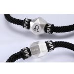 Buddha Stones 999 Sterling Silver 12 Constellations of the Zodiac Protection Handmade String Bracelet Bracelet BS 10