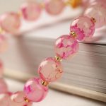 Buddha Stones Liuli Glass Bead Blessing Harmony Bracelet Bracelet BS 4