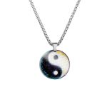 Yin Yang Koi Fish Dragon Titanium Steel Harmony Necklace Pendant (Extra 40% Off | USE CODE: FS40) Necklaces & Pendants BS Yin Yang Blue&Yellow