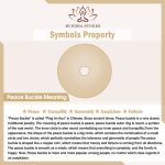 Buddha Stones Handmade Cinnabar Peace Buckle Safe and Healthy Charm Blessing String Bracelet Anklet Bracelet Anklet BS 22