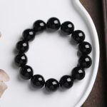 Buddha Stones Natural Black Onyx Fortune Bracelet Bracelet BS 1