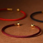 Buddha Stones Simple Design Handmade Luck Braid String Cuff Bracelet Bracelet BS 9