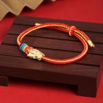 Buddha Stones 999 Sterling Silver Luck Year Of The Dragon Colorful Rope Bracelet Bracelet BS 2