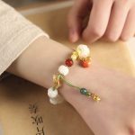 Buddha Stones Natural Bodhi Seed Lotus Pumpkin Bead Peace Harmony Bracelet Bracelet BS 3