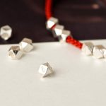 Buddha Stones 925 Sterling Silver Red String Braid Bracelet Anklet Bracelet Anklet BS 8