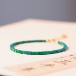 Buddha Stones Turquoise Beaded Friendship Strength Chain Bracelet Bracelet BS 3