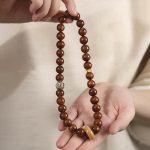 Buddha Stones Tibetan Natural Purple Gold Rat Bodhi Seed Wealth Double Wrap Bracelet Bracelet BS 3