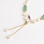 Buddha Stones Green Aventurine Pearl Pink Crystal Bead Luck Bracelet Bracelet BS 6
