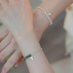 Buddha Stones 925 Sterling Silver Peridot Bamboo Pattern Luck Bracelet Bracelet BS 12