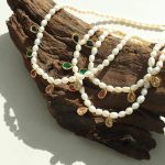 Buddha Stones Pearl Crystal Stone Purity Necklace Pendant Necklaces & Pendants BS 1