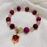 Buddha Stones Red Tiger Eye PiXiu Fox Protection Self Confidence Bracelet Bracelet BS 7
