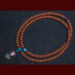 Tibet 108 Mala Beads Rudraksha Bodhi Seed Chinese Zodiac Natal Buddha Wealth Charm Bracelet Mala Bracelet BS 9