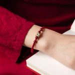 Buddha Stones 925 Sterling Silver Chinese Zodiac Natal Buddha Cinnabar Calm Bracelet Bracelet BS 10