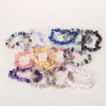 Natural Irregular Shape Crystal Stone Warmth Soothing Bracelet Bracelet BS 1