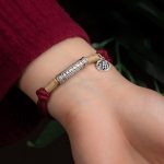 Buddha Stones 999 Sterling Silver Tibet Handmade Om Mani Padme Hum Fu Character TopRank Character Luck Braided Bracelet Bracelet BS 2
