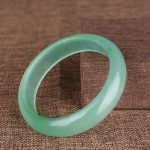 Buddha Stones Natural Jade Luck Healing Prosperity Bangle Bracelet Bracelet Bangle BS 3