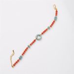 Buddha Stones 925 Sterling Silver Natural Red Agate Jade Peace Buckle Confidence Bracelet Bracelet BS 1