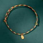 Buddha Stones Auspicious Fu Character Peace And Joy Luck Handmade Multicolored Child Adult Bracelet Bracelet BS 2