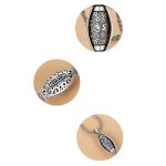 Buddha Stones Tibet Om Mani Padme Hum Protection Necklace Rotatable Pendant Necklaces & Pendants BS 6