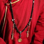 Buddha Stones 108 Mala Beads Gold Sheen Obsidian Tiger Eye Eagle's Eye Stone Wealth Bracelet Mala Bracelet BS 12