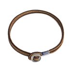 Buddha Stones  925 Sterling Silver Handmade Button Protection Weave String Bracelet Bracelet BS 14