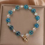 Buddha Stones Candy Agate Healing Harmony Bead Charm Bracelet Bracelet BS 1