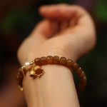 Buddha Stones 925 Sterling Silver Natural Hetian Jade Lily Of The Valley Charm Bracelet Bracelet BS 5