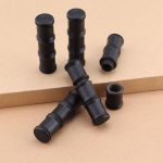 Buddha Stones Ebony Wood Bamboo Pattern Ghau Prayer Box Peace Necklace Pendant Necklaces & Pendants BS 9