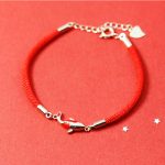 Buddha Stones Copper Koi Fish Wealth Necklace Pendant Red Rope Bracelet Earrings Set Bracelet Necklaces & Pendants BS 3