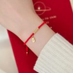 Buddha Stones Handmade Fu Character Charm Luck Fortune Rope Bracelet Bracelet BS 3