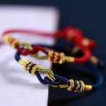 Buddha Stones Handmade Knotting Faith Strength Braid String Bracelet Bracelet BS 1
