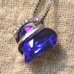 Buddha Stones Love Heart Birthstone Healing Energy Necklace Pendant Necklaces & Pendants BS 32