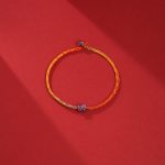 Buddha Stones Handcrafted Colorful Purple Gold Red Braid Rope Bracelet Bracelet BS 9