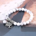 Buddha Stones Natural Gemstone Tree of Life Lucky Charm Stretch Bracelet Bracelet BS 37