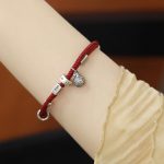 Buddha Stones 925 Sterling Silver Gold Swallowing Beast Koi Fish Wealth Handcrafted Braided Bracelet Bracelet BS 3