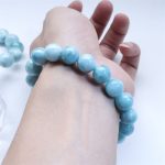 Buddha Stones Natural Larimar Wisdom Confidence Bracelet Bracelet BS 7