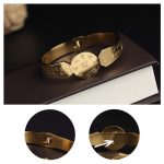 Buddha Stones Yin Yang Lotus Om Mani Padme Hum Mantra Titanium Steel Harmony Bracelet Bangle Bracelet Bangle BS 22