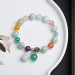 Buddha Stones Lucky Bracelet Gourd Jade Bracelet Bracelet BS 2