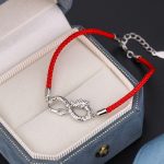 Buddha Stones Year Of The Dragon 999 Sterling Silver Endless Knot Luck Protection Bracelet Bracelet BS 1